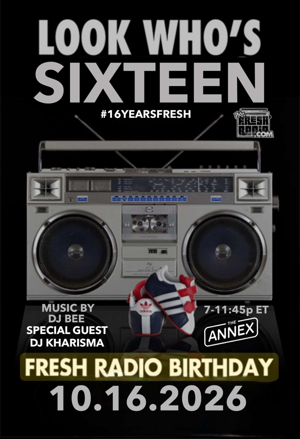 Fresh Radio 16th Birthday at The Annex